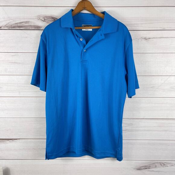 PGA Tour Men's Blue Short Sleeve Golf Polo Airflux Size‎ Medium - Picture 1 of 6